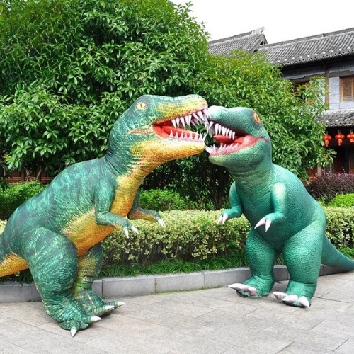 Inflatable Cartoon Dinosaur Mascot for Events