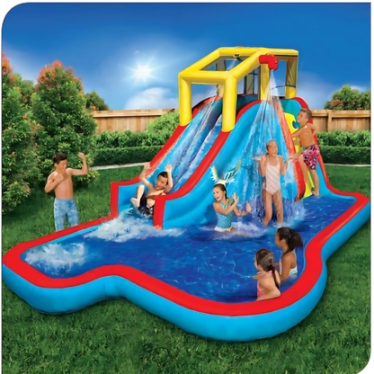 Aqua Blast Inflatable Water Slide & Pool