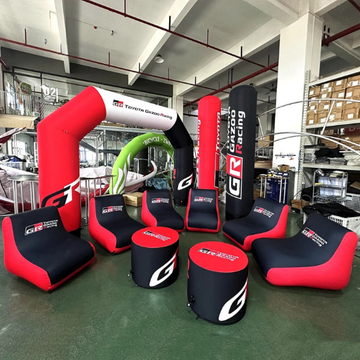Airtight Inflatable Chair and Table Set for Exhibition Event Seating