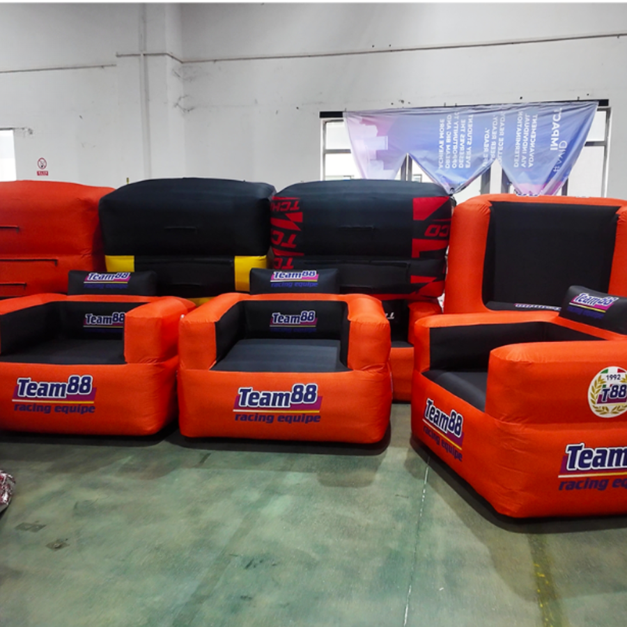 Airtight Inflatable Chair and Table Set for Exhibition Event Seating