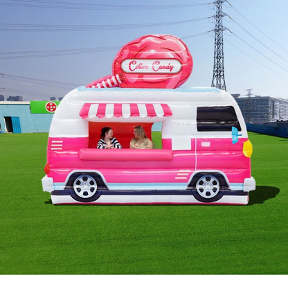 Cartoon Candy Vending Truck Inflatable Tent