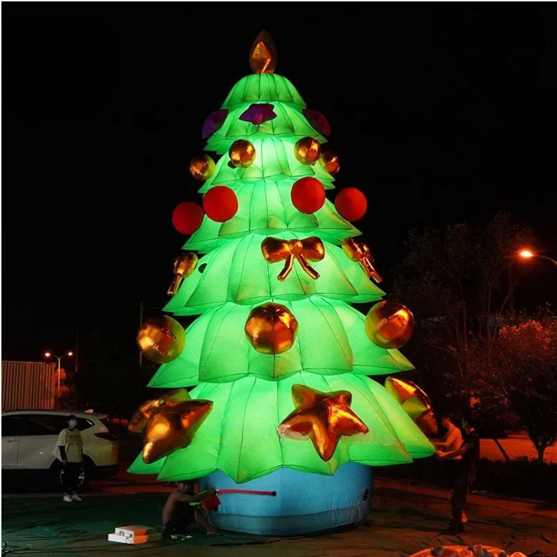 Lighted Inflatable Christmas Tree Decoration