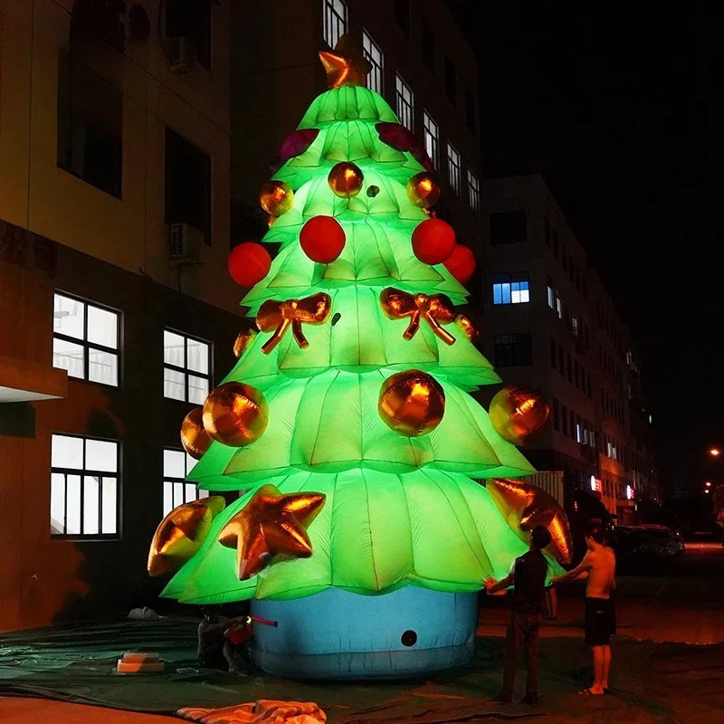 Lighted Inflatable Christmas Tree Decoration