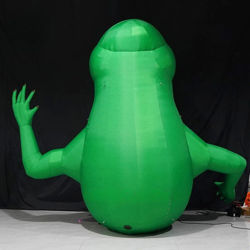 Individuelle aufblasbare grüne Geist-Halloween-Dekoration