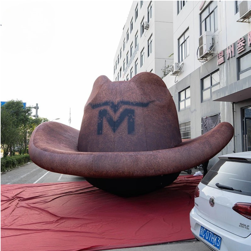 Personalisierbare aufblasbare Cowboyhut-Dekoration