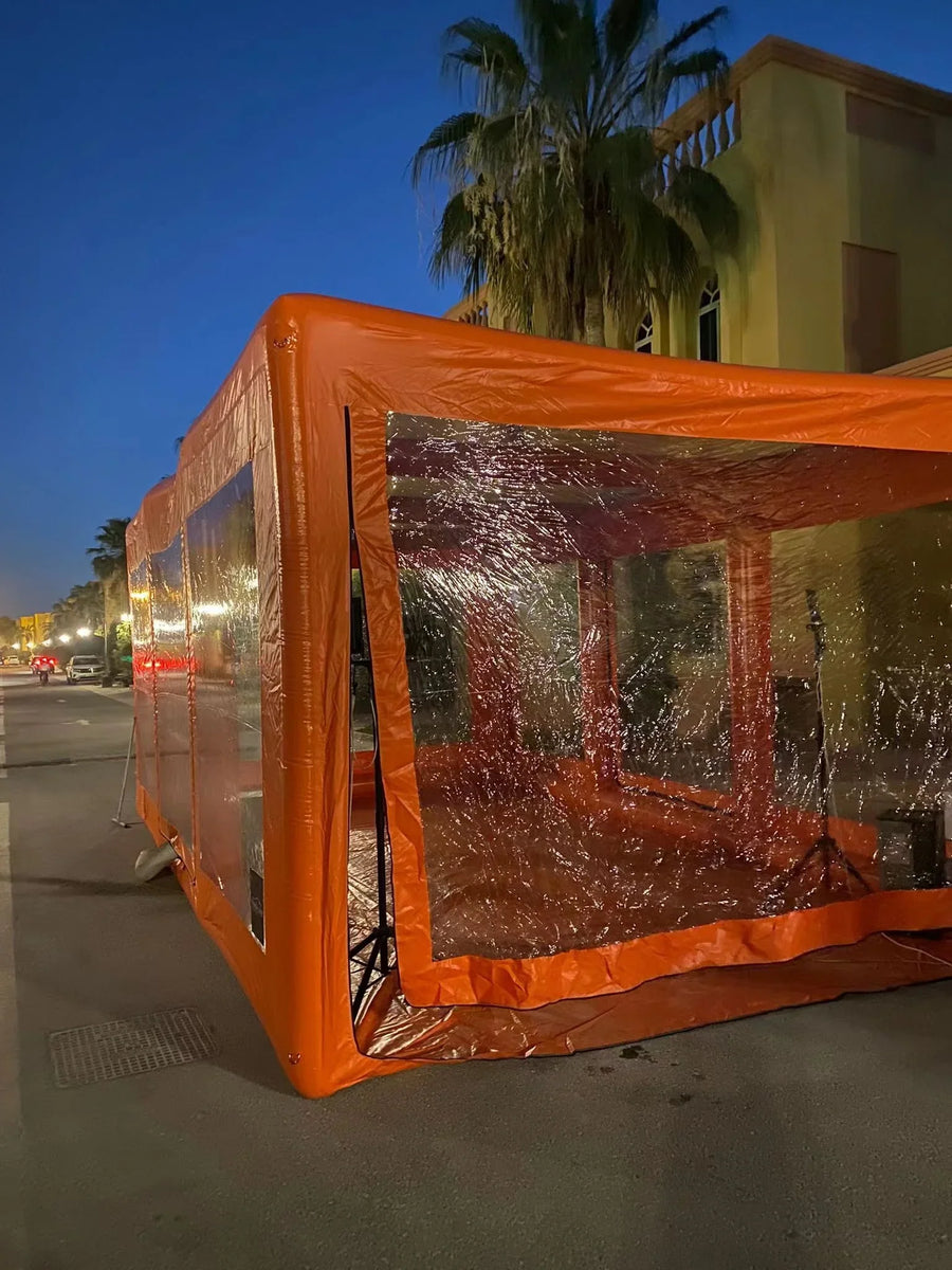 Transparentes aufblasbares Auto-Garagen-Ausstellungszelt