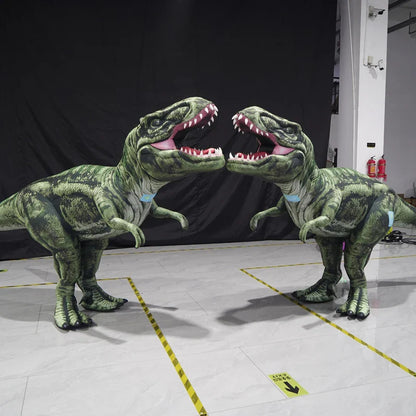 Adult Cartoon Dinosaur Walking Inflatable Costume Suit