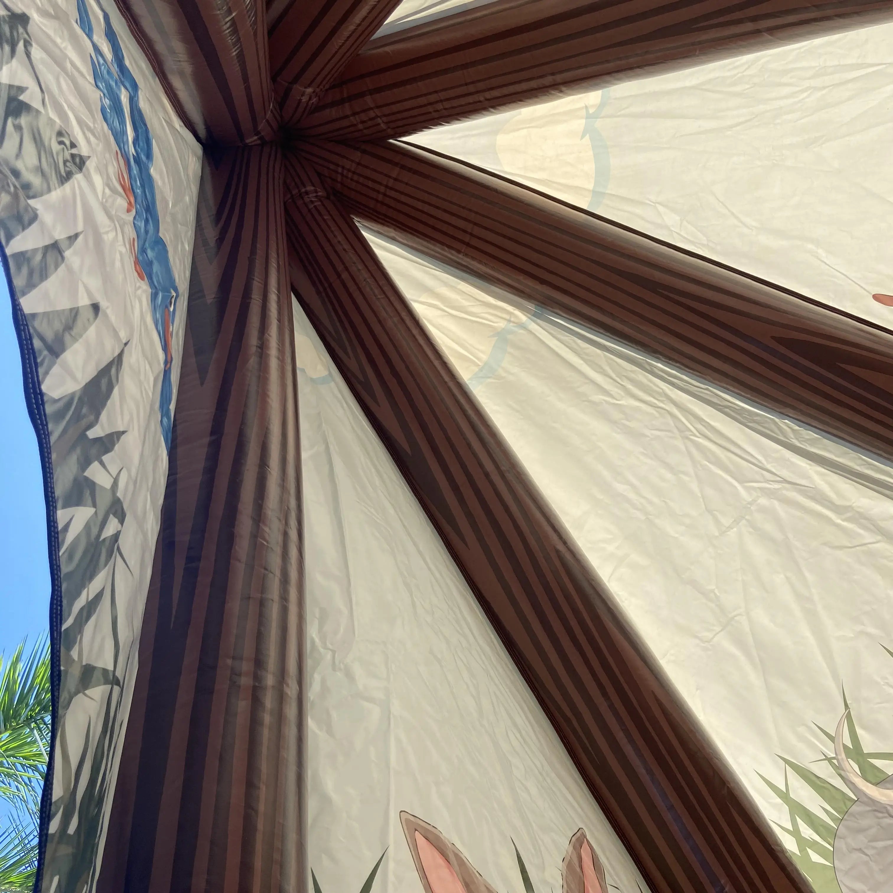 Inflatable Trampoline Triangle Tent Jumping House 13 FT Kids