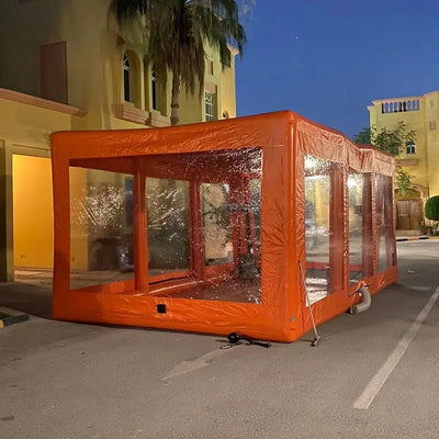 Transparentes aufblasbares Auto-Garagen-Ausstellungszelt