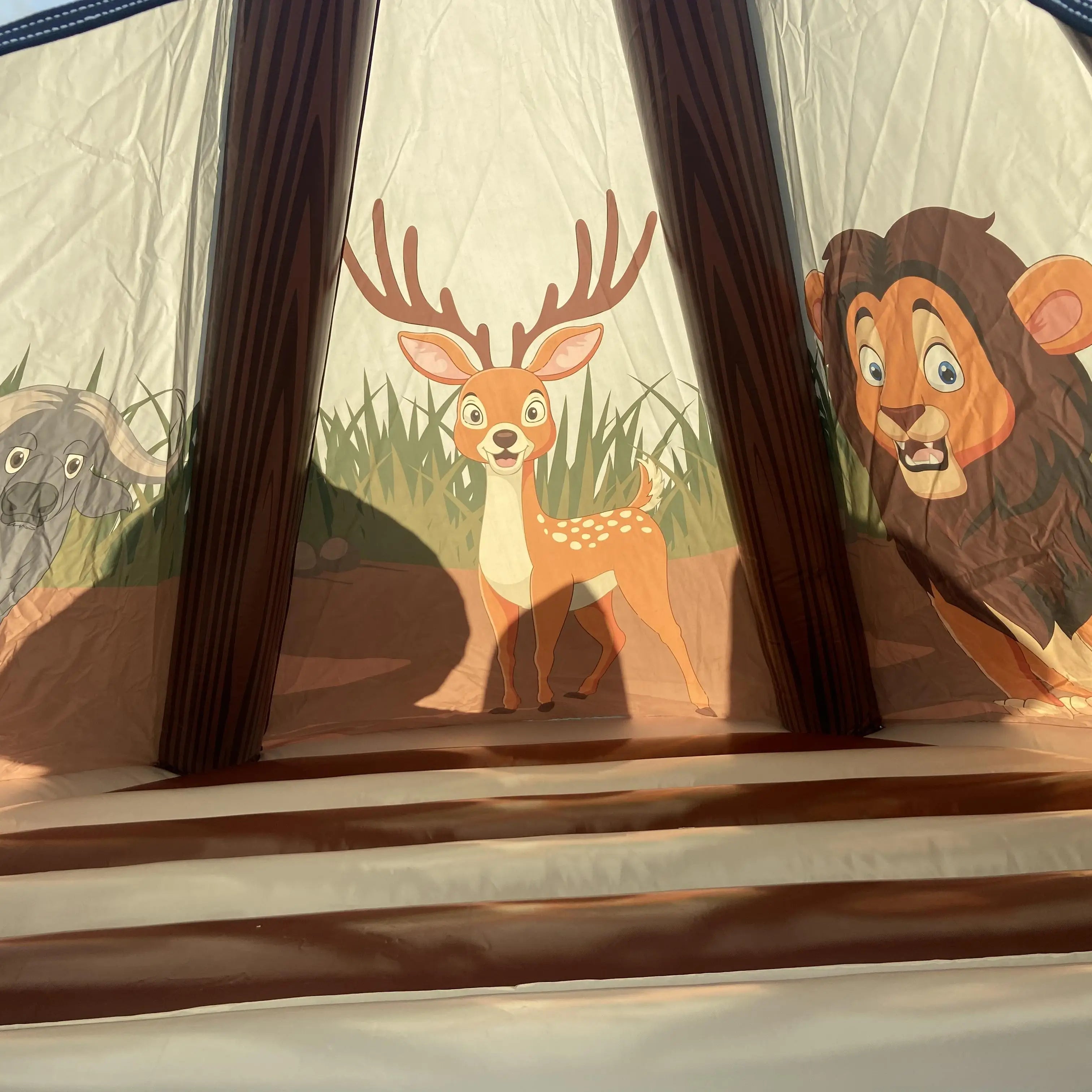 Inflatable Trampoline Triangle Tent Jumping House 13 FT Kids