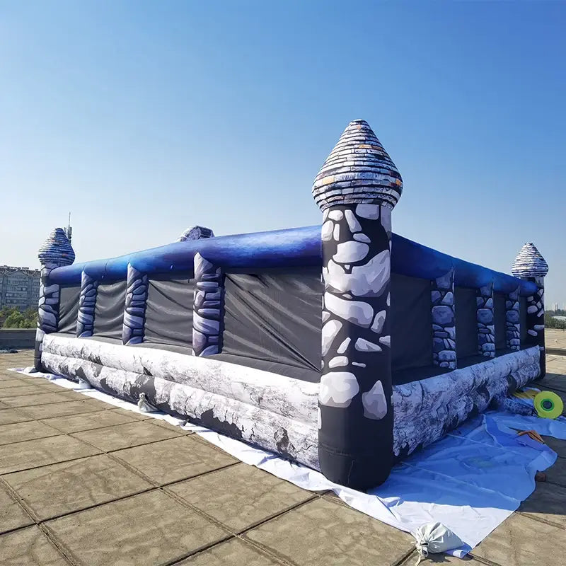 Inflatable Halloween Zombie Haunted House Maze