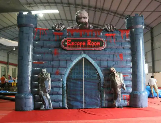 Halloween Inflatable Escape Room Mobile Game Experience