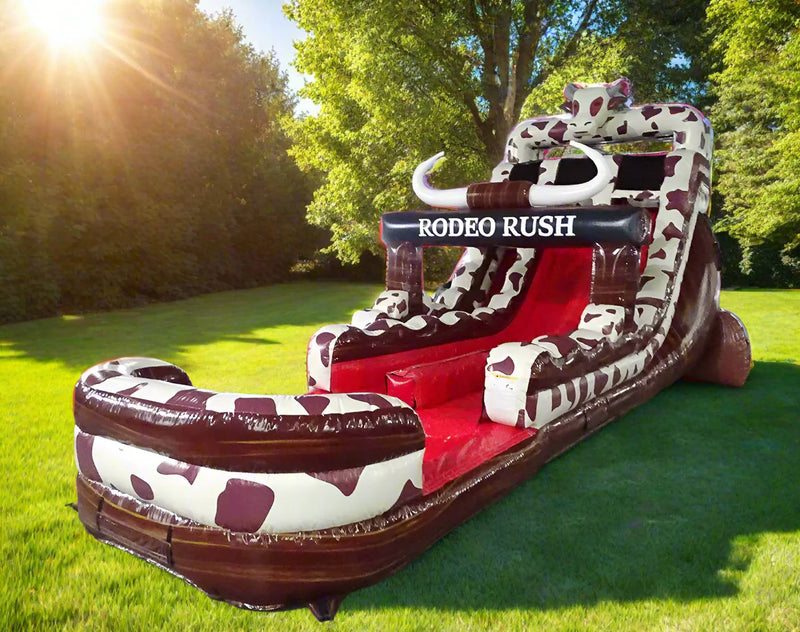 Bull Racing Inflatable Slide Adventure for Kids Outdoor Play