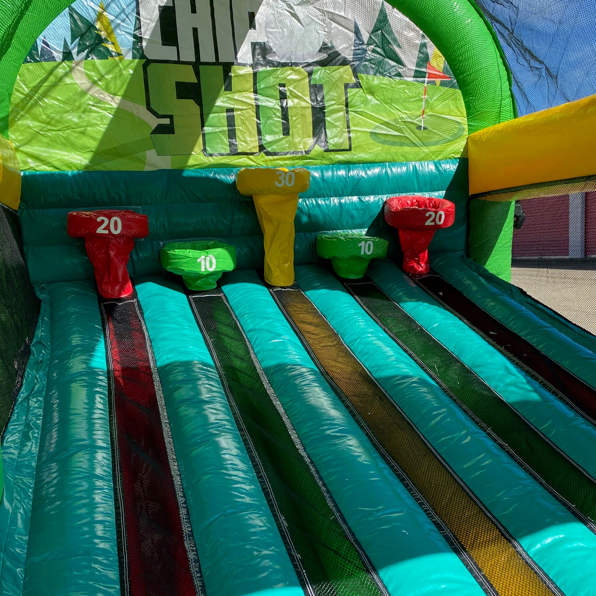Inflatable Chip Shot Golf Target Game for Event Rentals