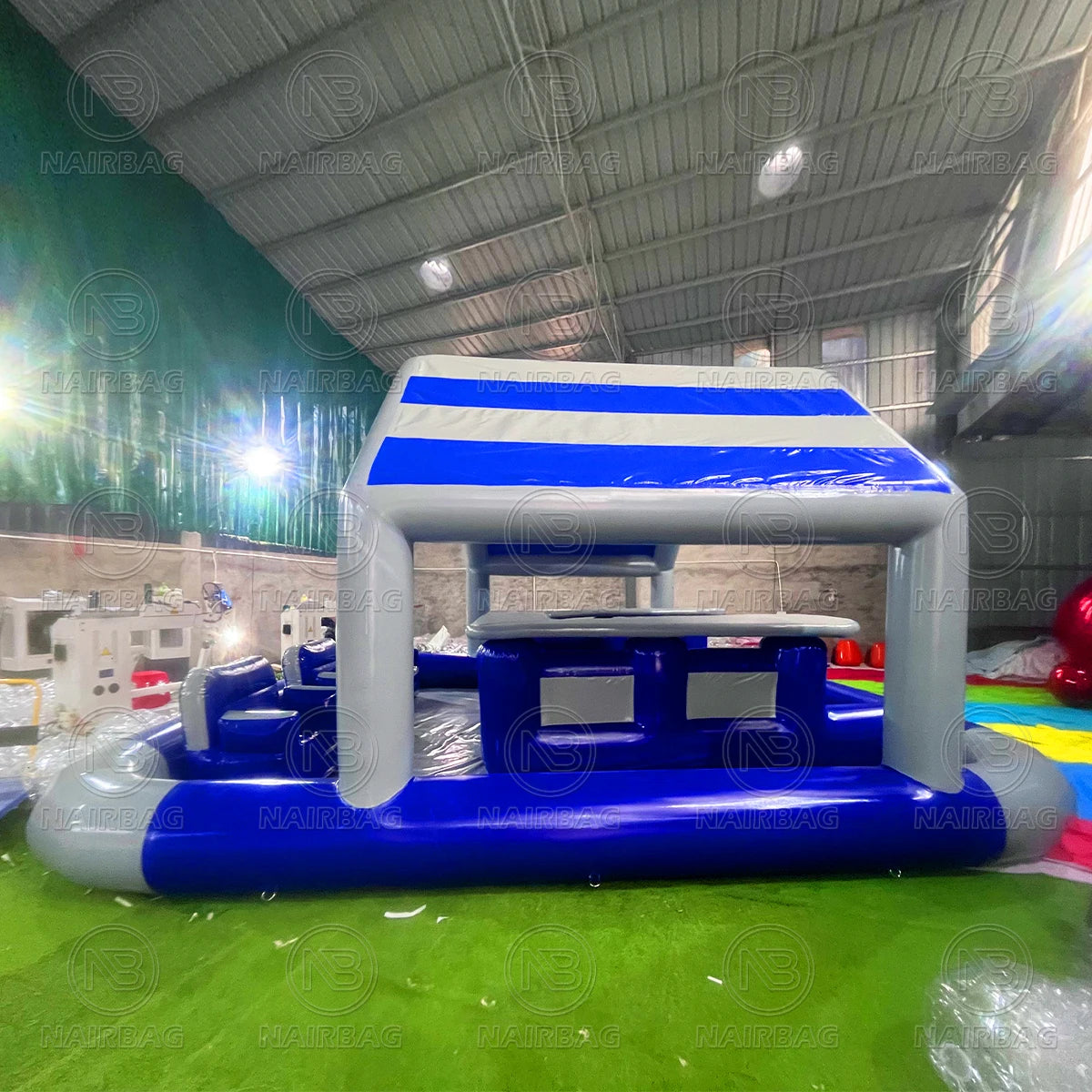 Inflatable Pool Bar Tent With Awning Backyard Events