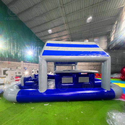 Inflatable Pool Bar Tent With Awning Backyard Events