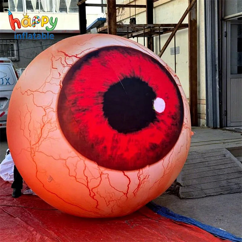 Giant Inflatable Bloody Eyeball Decor for Haunted Events
