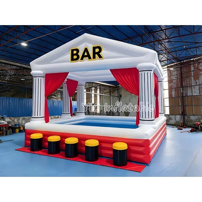 Inflatable Castle Pool Bar CE Certified Adults
