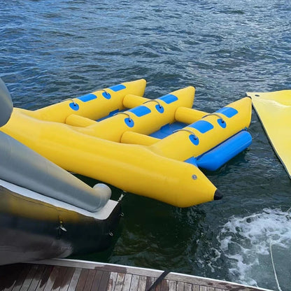 Inflatable Flying Fish Water Towable Yacht Toy 4 Seats