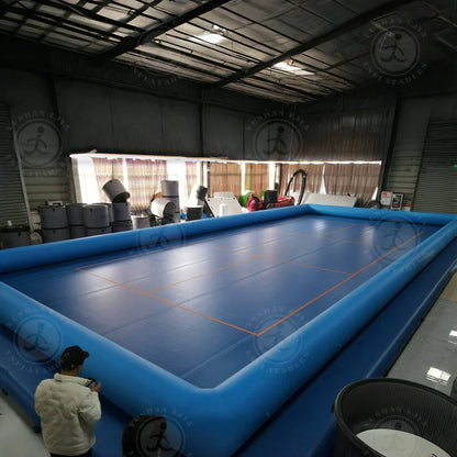 Inflatable Pickleball Court Waterproof Floating Beach Platform