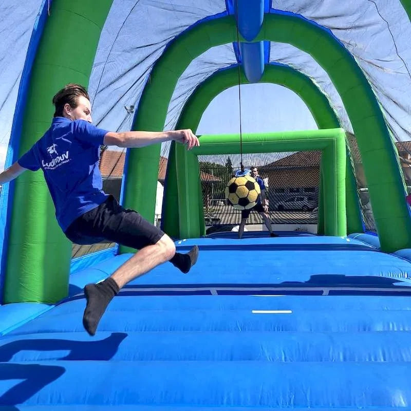 Inflatable Multi Sports Acrobatic Arena Interactive Game Fun