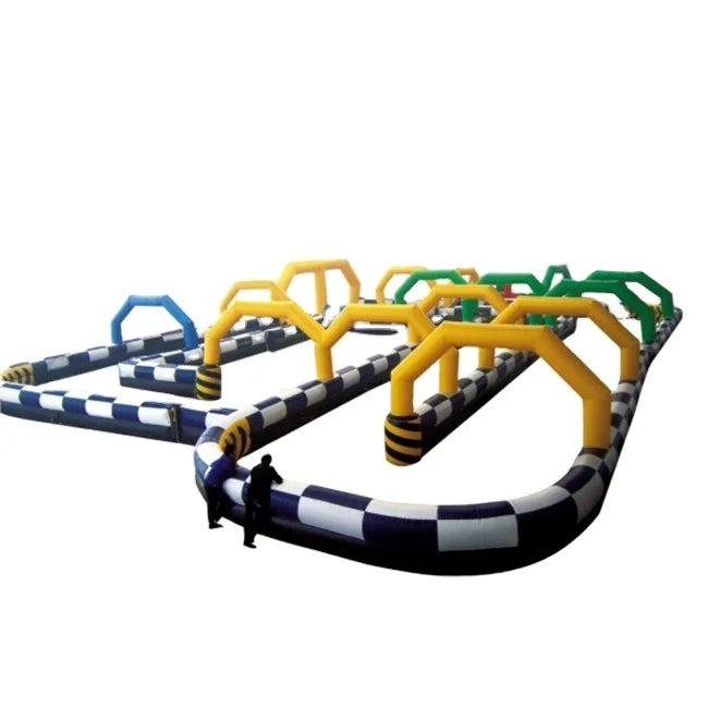 Aufblasbare Go-Kart-Rennbahn für Outdoor-Events