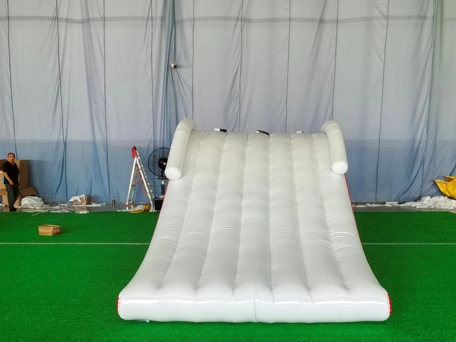 Tobogán acuático inflable Flotador de piscina PVC Comercial para exterior
