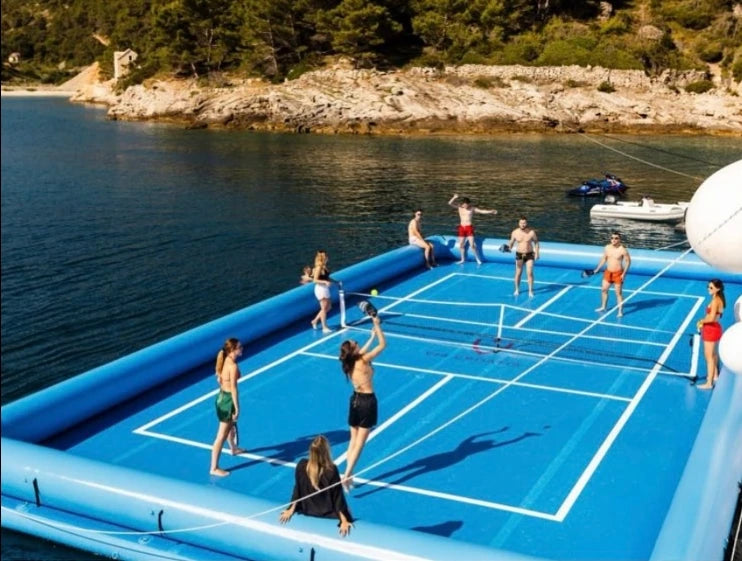 Floating Inflatable Pickleball Tennis Court