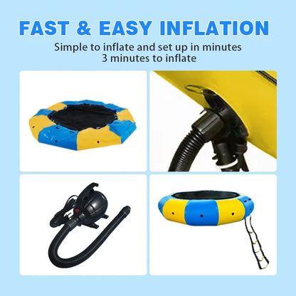 Inflatable Water Trampoline For Kids Fun