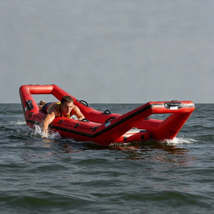 Inflatable Rescue Raft Ice Water Rapid Deployment Swiftwater