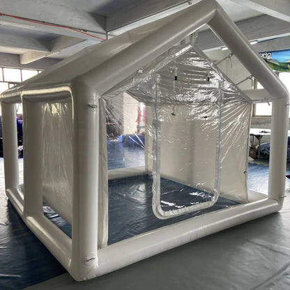 Inflatable Dome Camp Tent Waterproof PVC Tarpaulin 10 FT