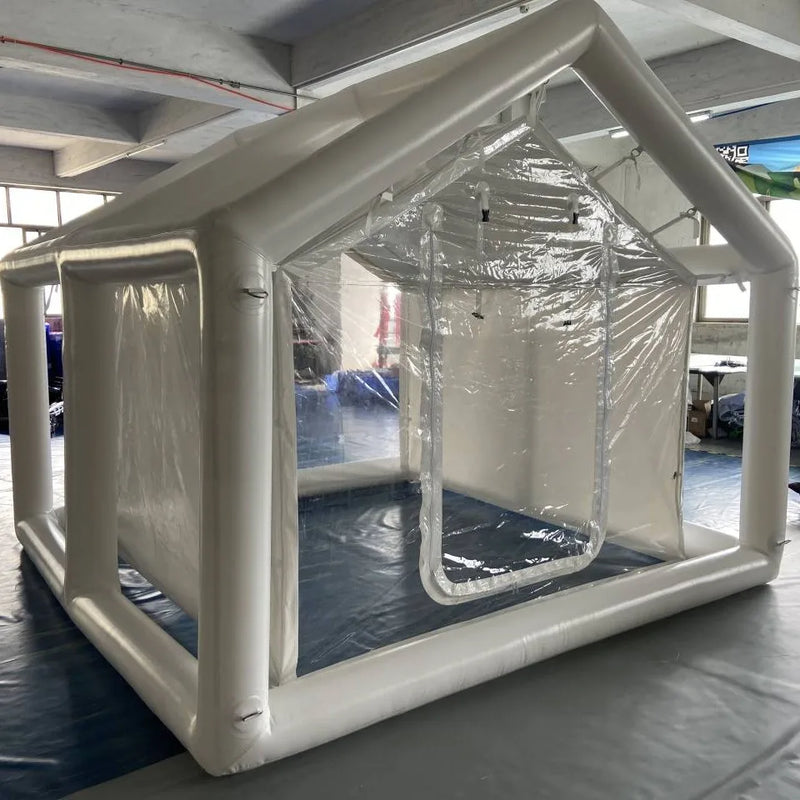 Inflatable Dome Camp Tent Waterproof PVC Tarpaulin 10 FT