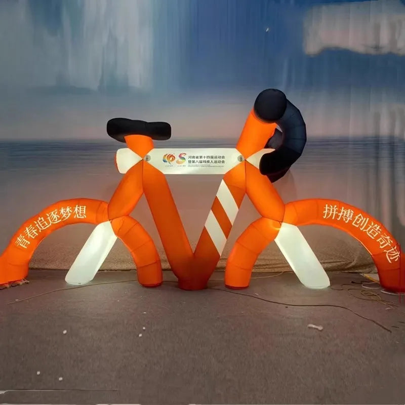 Custom Inflatable Bicycle for Promotional Advertising