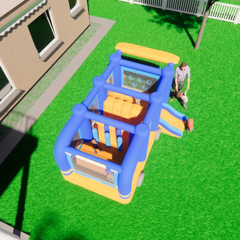 Inflatable Bouncy Castle with Slide