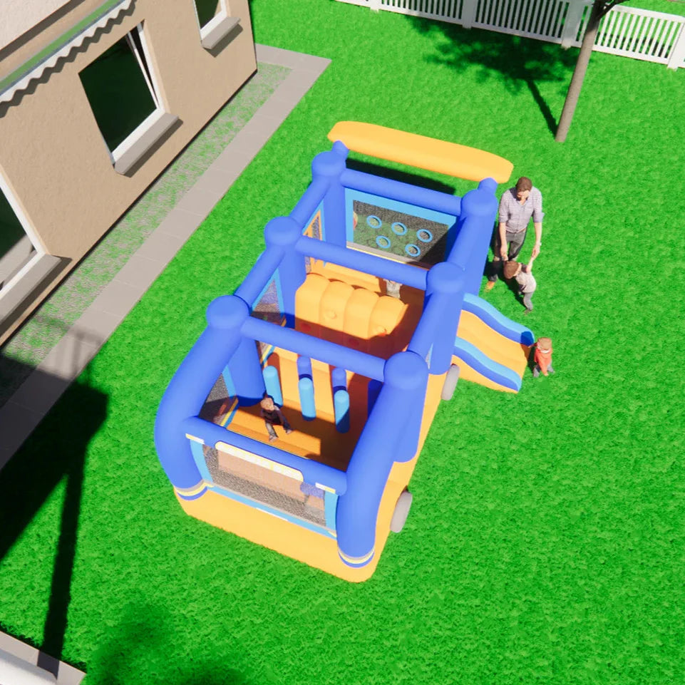 Inflatable Bouncy Castle with Slide