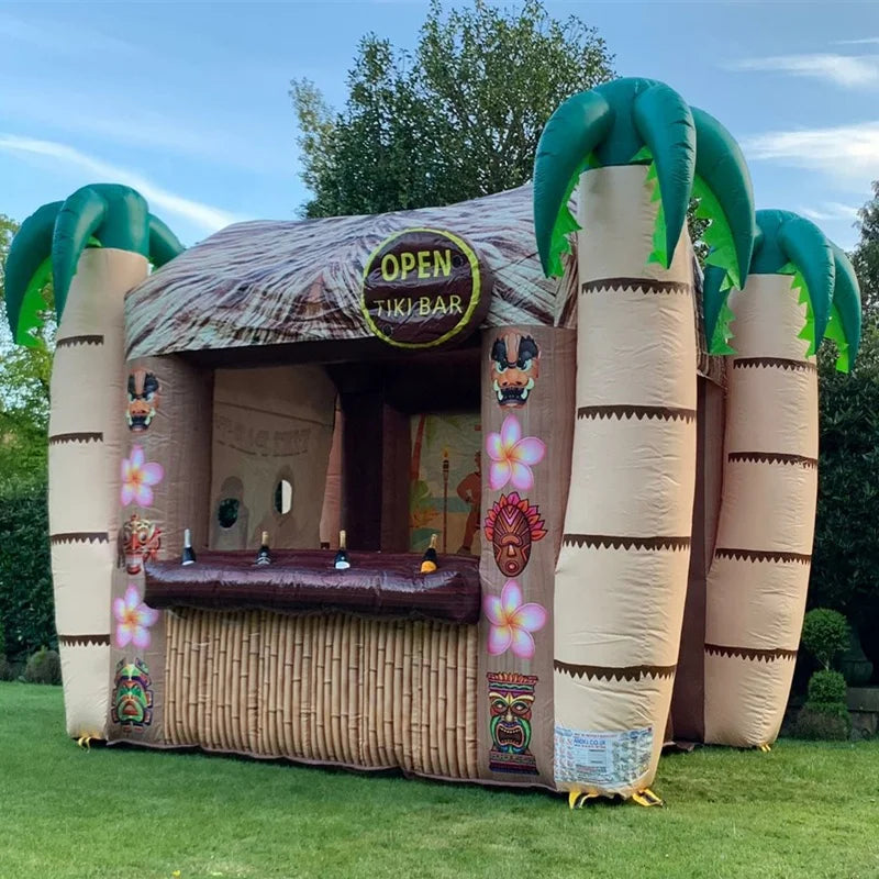 Inflatable Tiki Beach Bar Tent for Outdoor Events