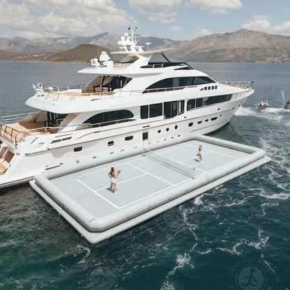 Inflatable Pickleball Court Waterproof Floating Beach Platform