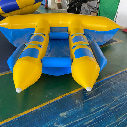 Inflatable Flying Fish Water Towable Yacht Toy 4 Seats
