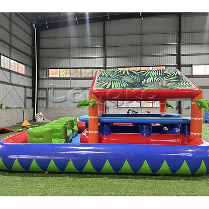 Inflatable Popup Pool Bar Commercial Colorful Outdoor Parties