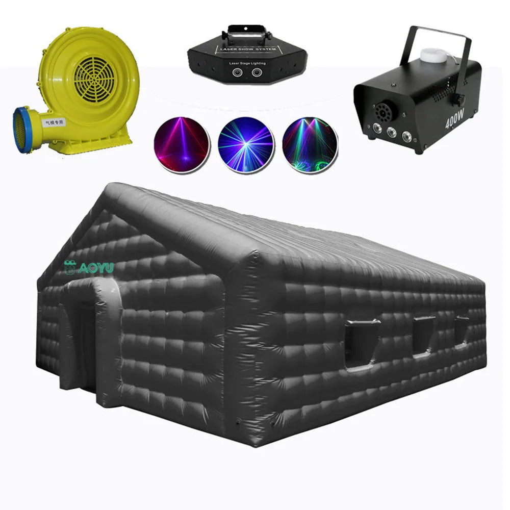 Inflatable DJ Booth Nightclub Tent LED Waterproof Events
