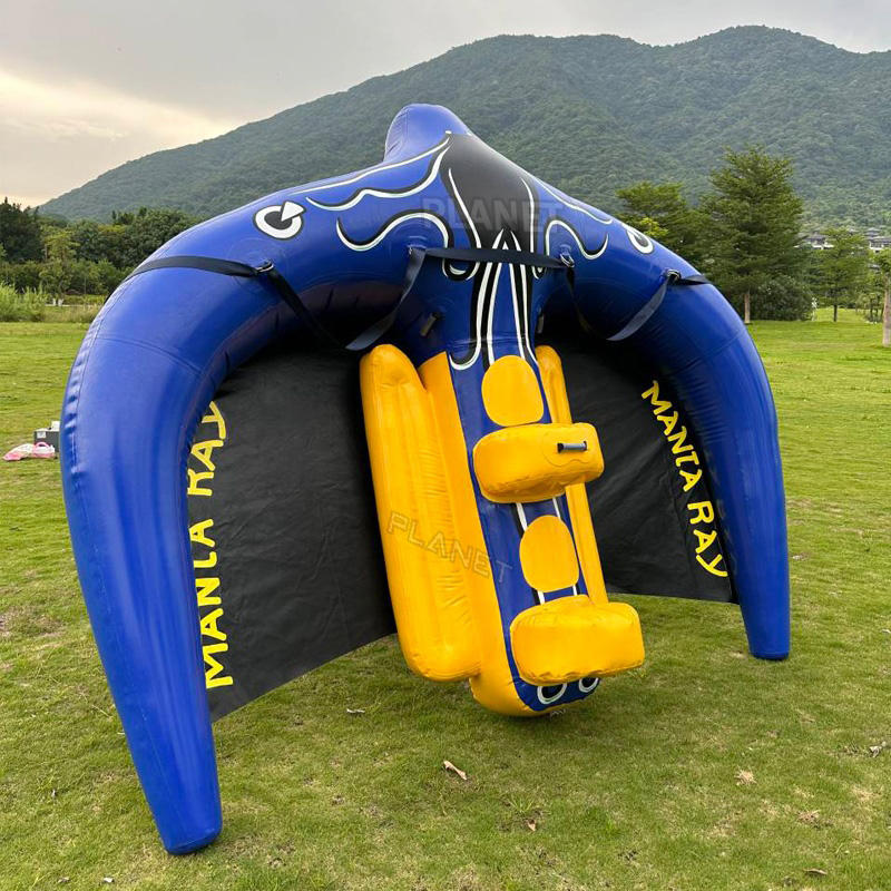 Towable Flying Manta Inflatable Tube for Water Sports