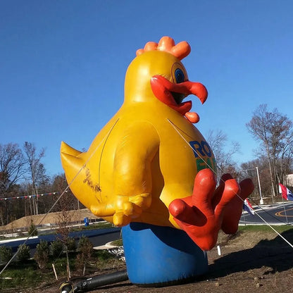 Giant Inflatable Chicken Mascot for Promotions