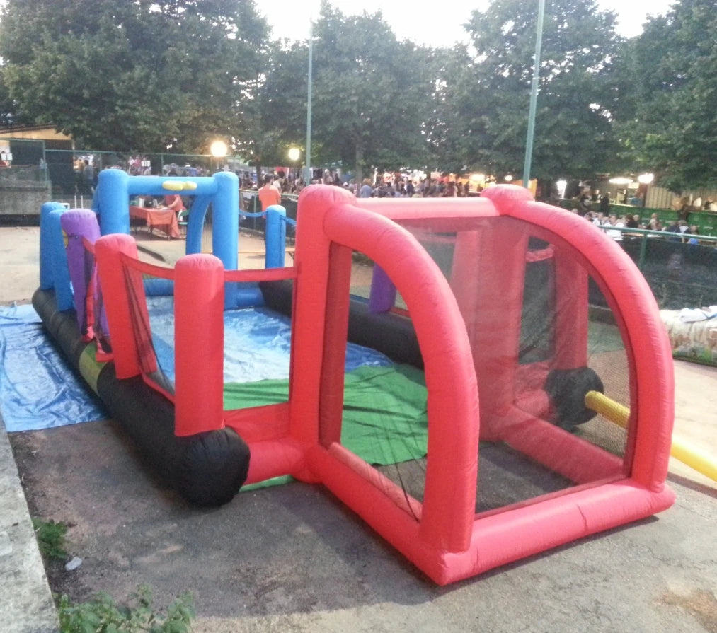 Inflatable Soccer Volleyball Football 3-in-1 Pitch for Kids