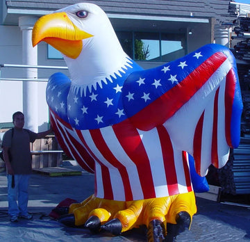 Globo inflable de águila personalizado para publicidad exterior