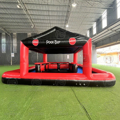 Inflatable Pool Bar Floating Platform Commercial Resorts