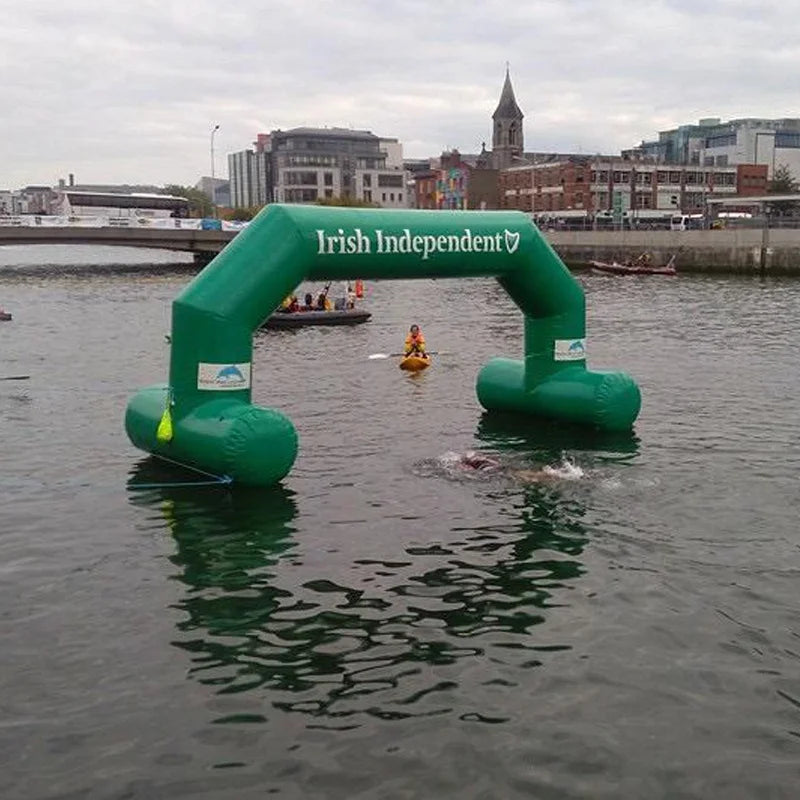 Aufblasbarer Start-Ziel-Bogen für Wasserrennen
