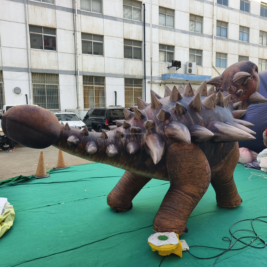 Anquilosaurio Inflable Gigante para Decoración de Eventos