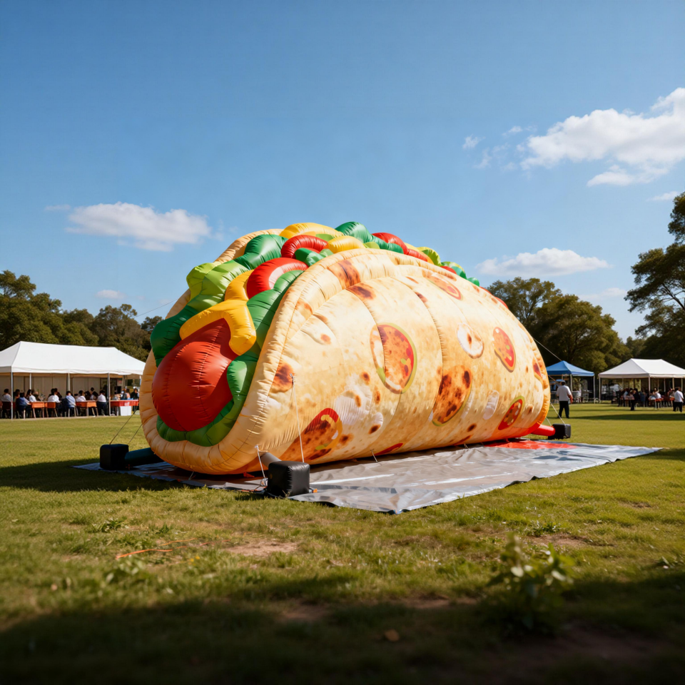 Giant Inflatable Burrito Taco Food Model Balloon for Promotions