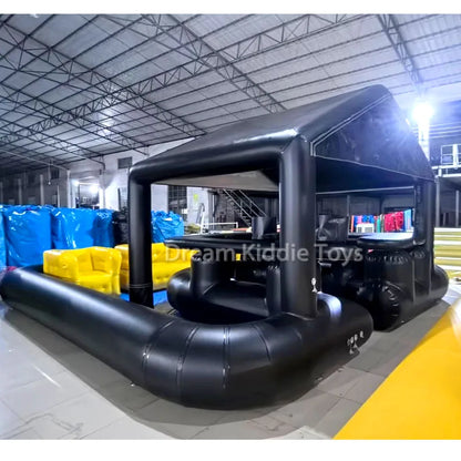 Inflatable Pool Bar Tent Sofa Seats Backyard Parties