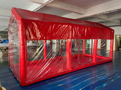 Inflatable Car Garage Car Cover Tent 20.5 FT Red